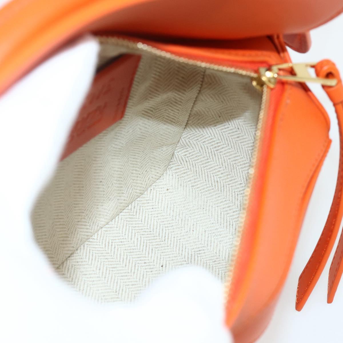LOEWE × Ghibli Howl's Calcifer Puzzle Mini Leather 2way Orange Auth 167270SM