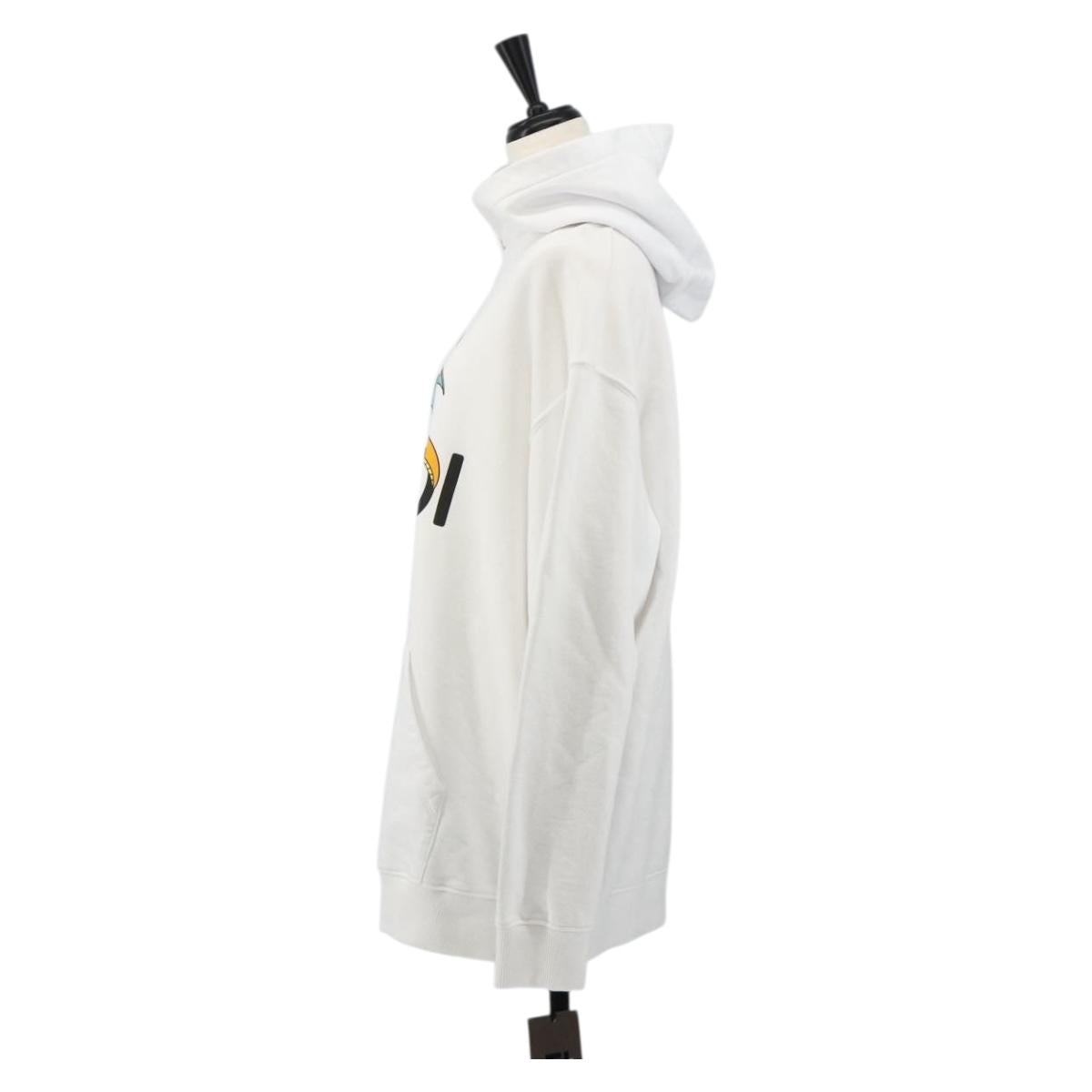 FENDI FENDI x FRGMT x POKÉMON Hoodie Kairyu Cotton XS White Auth 167274SM