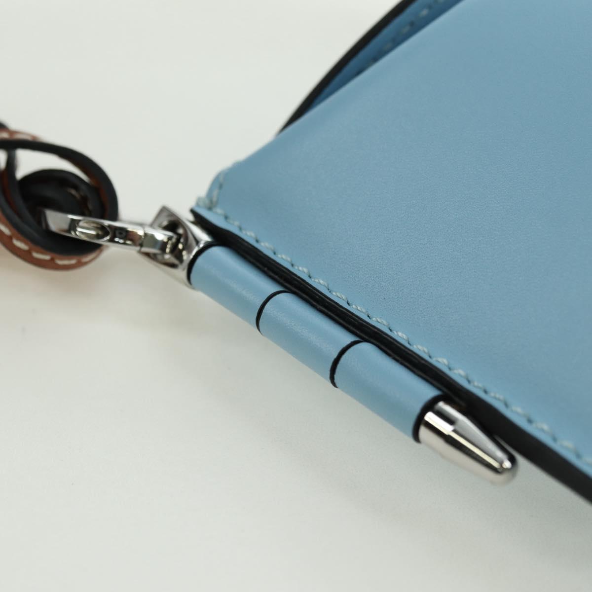 LOEWE × Ghibli My Neighbor Totoro Gate Pocket Leather Light Blue Auth 167291SM