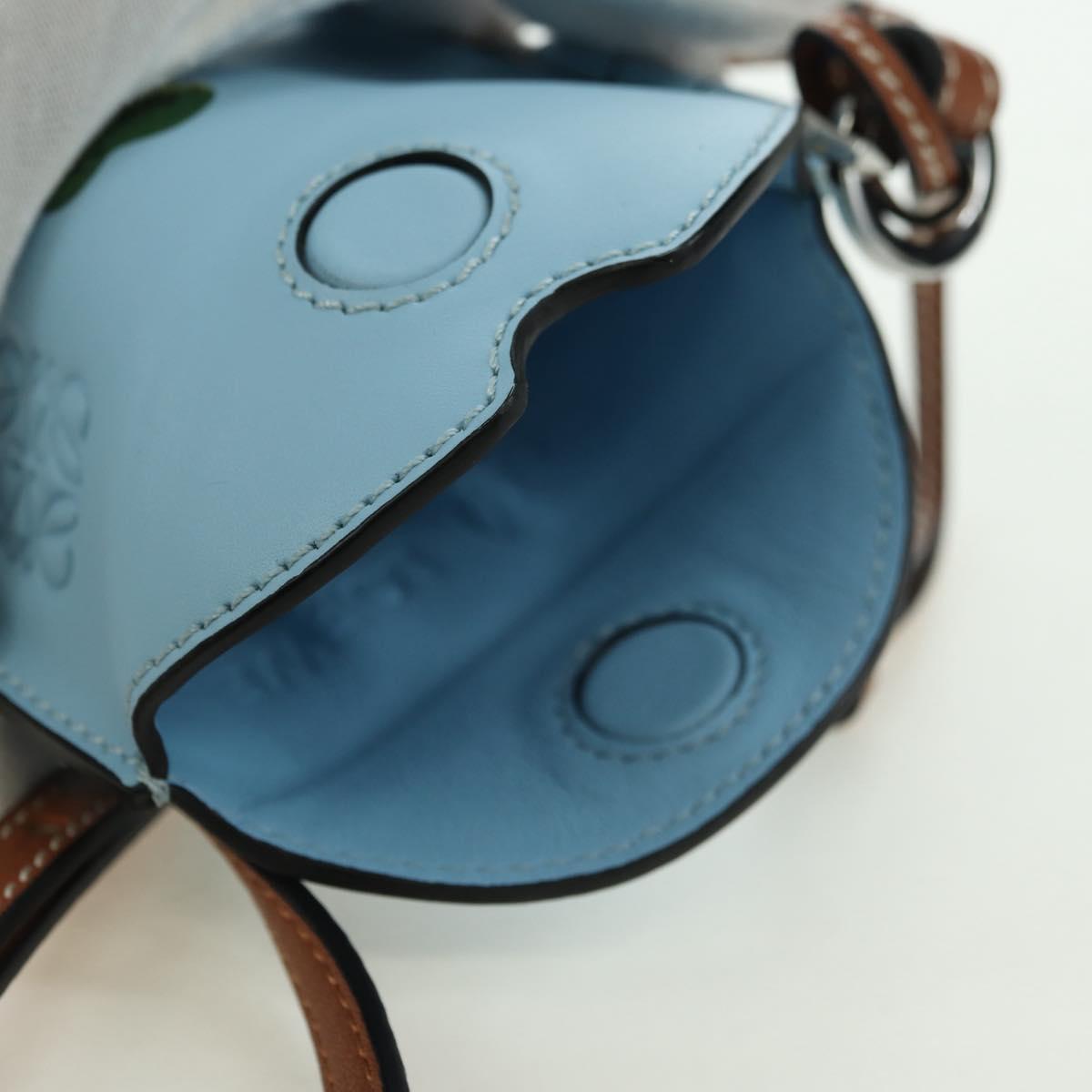 LOEWE × Ghibli My Neighbor Totoro Gate Pocket Leather Light Blue Auth 167291SM