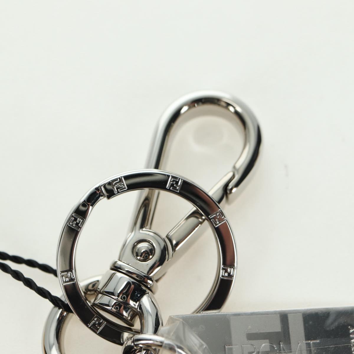 FENDI x FRGMT x POKÉMON Dragonite Bag Charm Leather Orange Silver Auth 167296SM