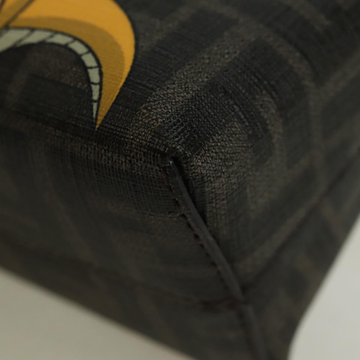 FENDI x FRGMT x POKÉMON Zucca Canvas By The Way Mini Dragonite Auth 167297SM