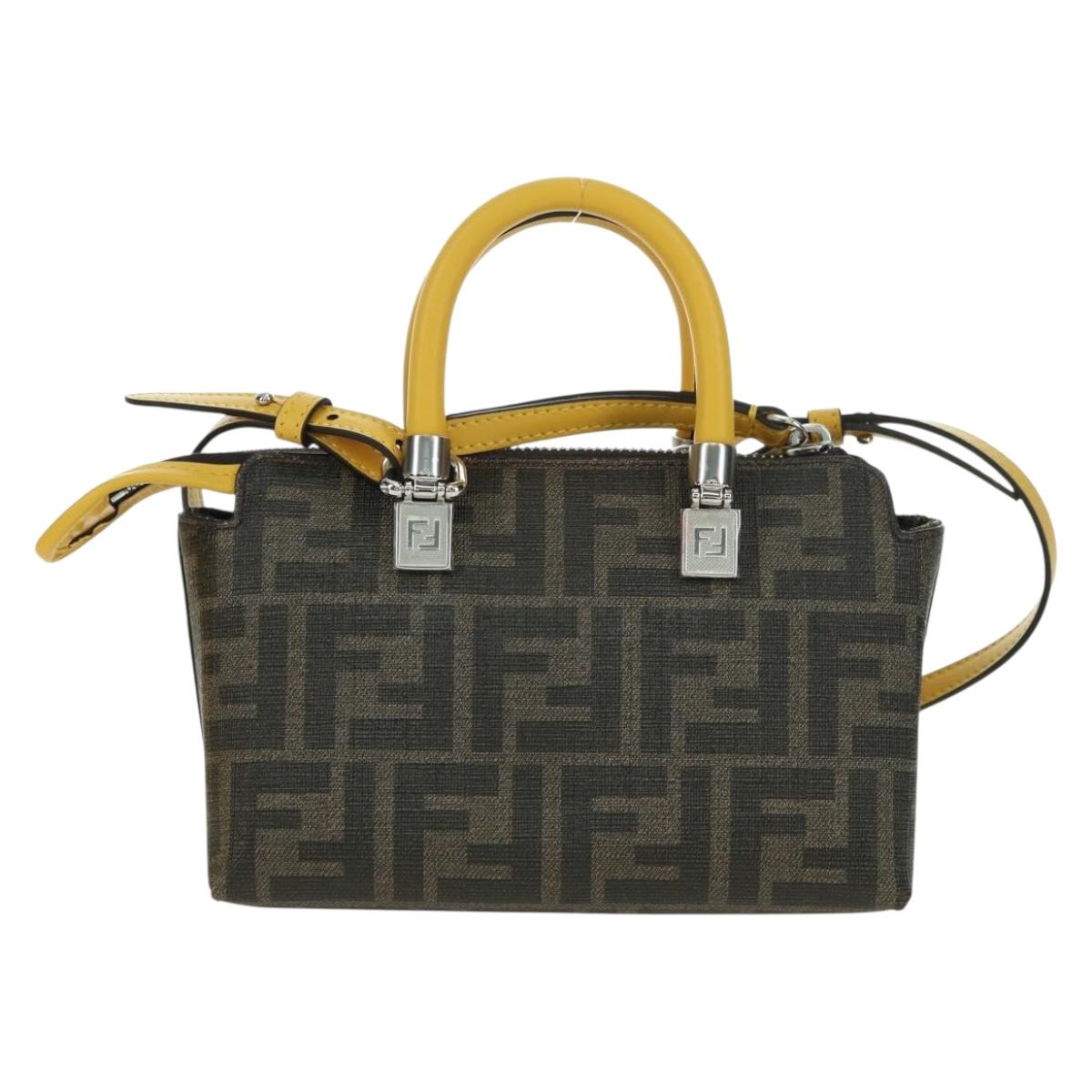 FENDI x FRGMT x POKÉMON Zucca Canvas By The Way Mini Dragonite Auth 167297SM