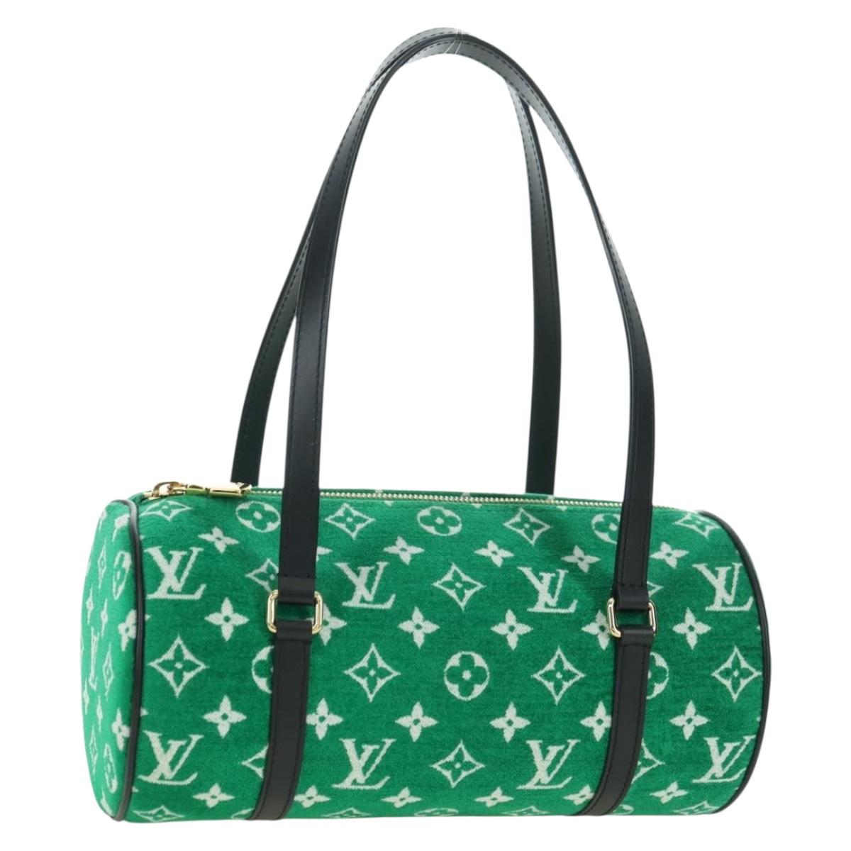 LOUIS VUITTON Monogram Jaguar Papillon 26 Hand Bag Green M46206 LV Auth 167298SM