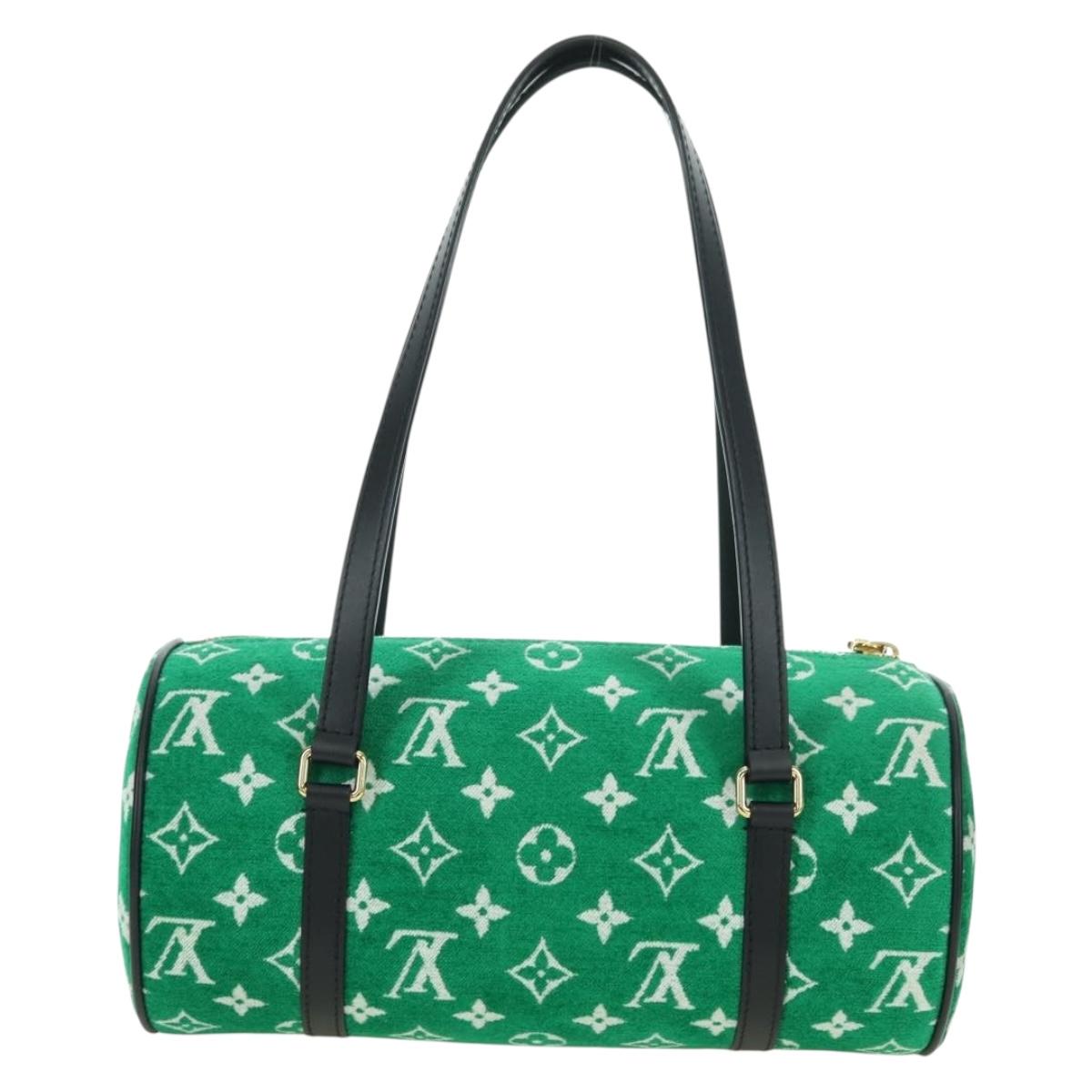 LOUIS VUITTON Monogram Jaguar Papillon 26 Hand Bag Green M46206 LV Auth 167298SM