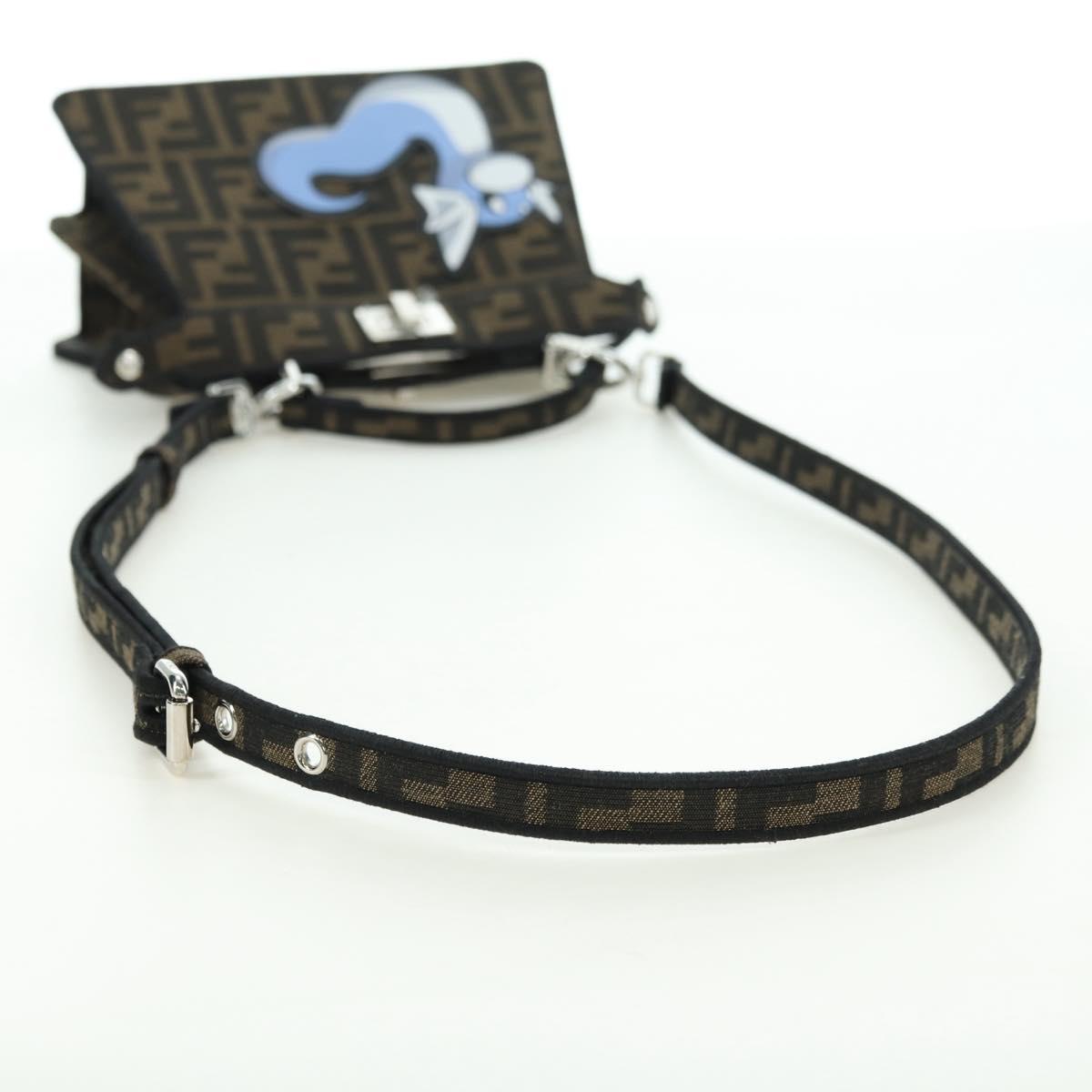 FENDI x FRGMT x POKÉMON Zucca Peek A Boo Dratini Bag 2way Brown Auth 167302SM