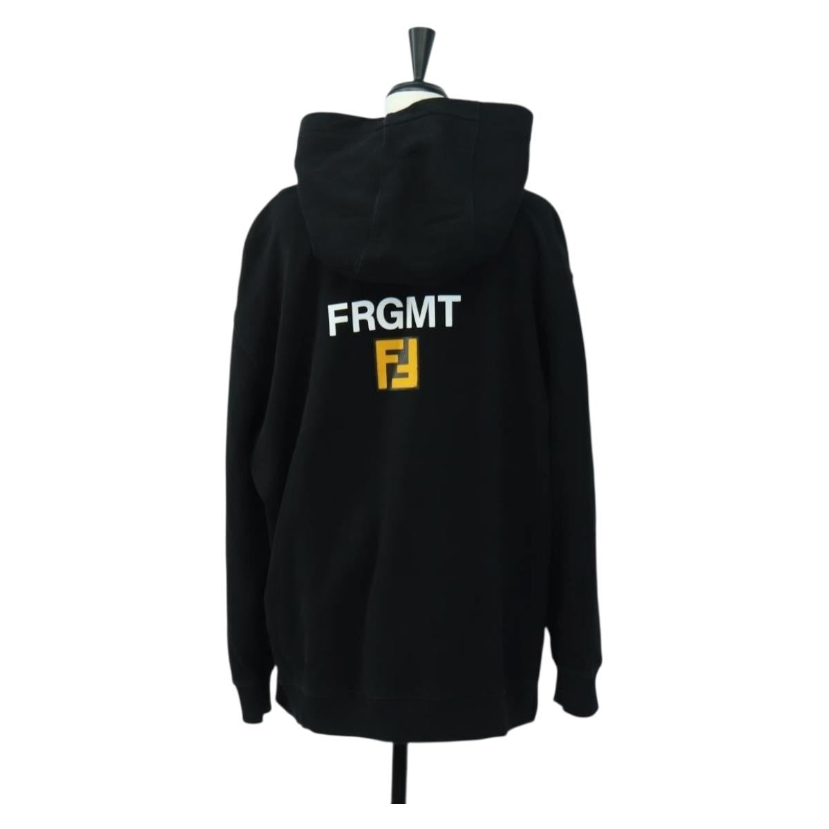 FENDI FENDI x FRGMT x POKÉMON Parker Kairyu Cotton M Black Auth 167303SM