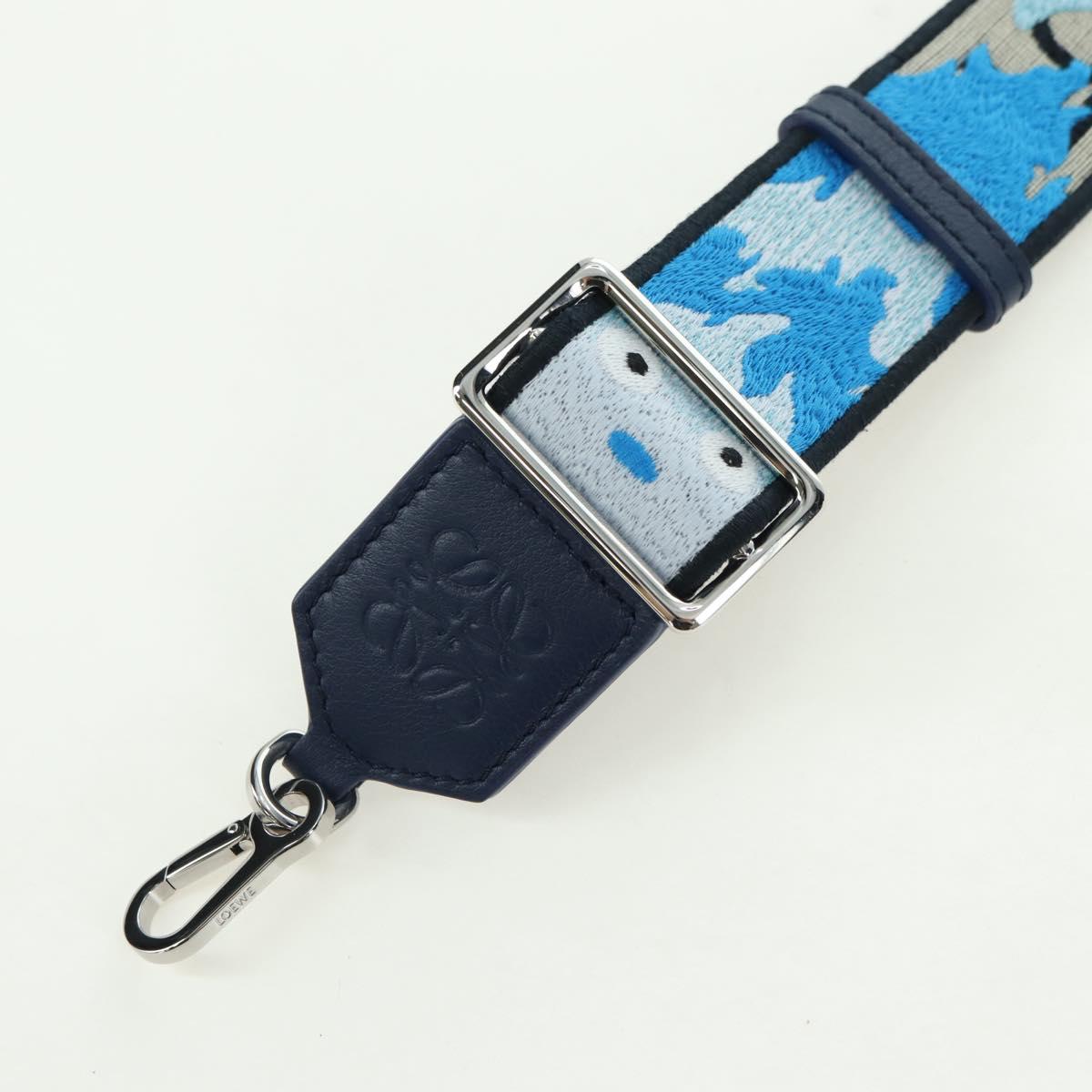 LOEWE × Ghibli Calcifer Howl's Moving Castle Shoulder Strap Blue Auth 167306SM