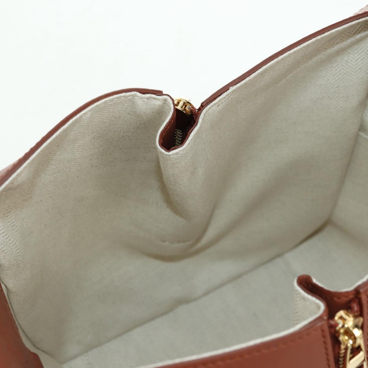 LOEWE ~ Ghibli Howl's Hammock Calcifer Bag Leather 2way Gold Auth 167309SM