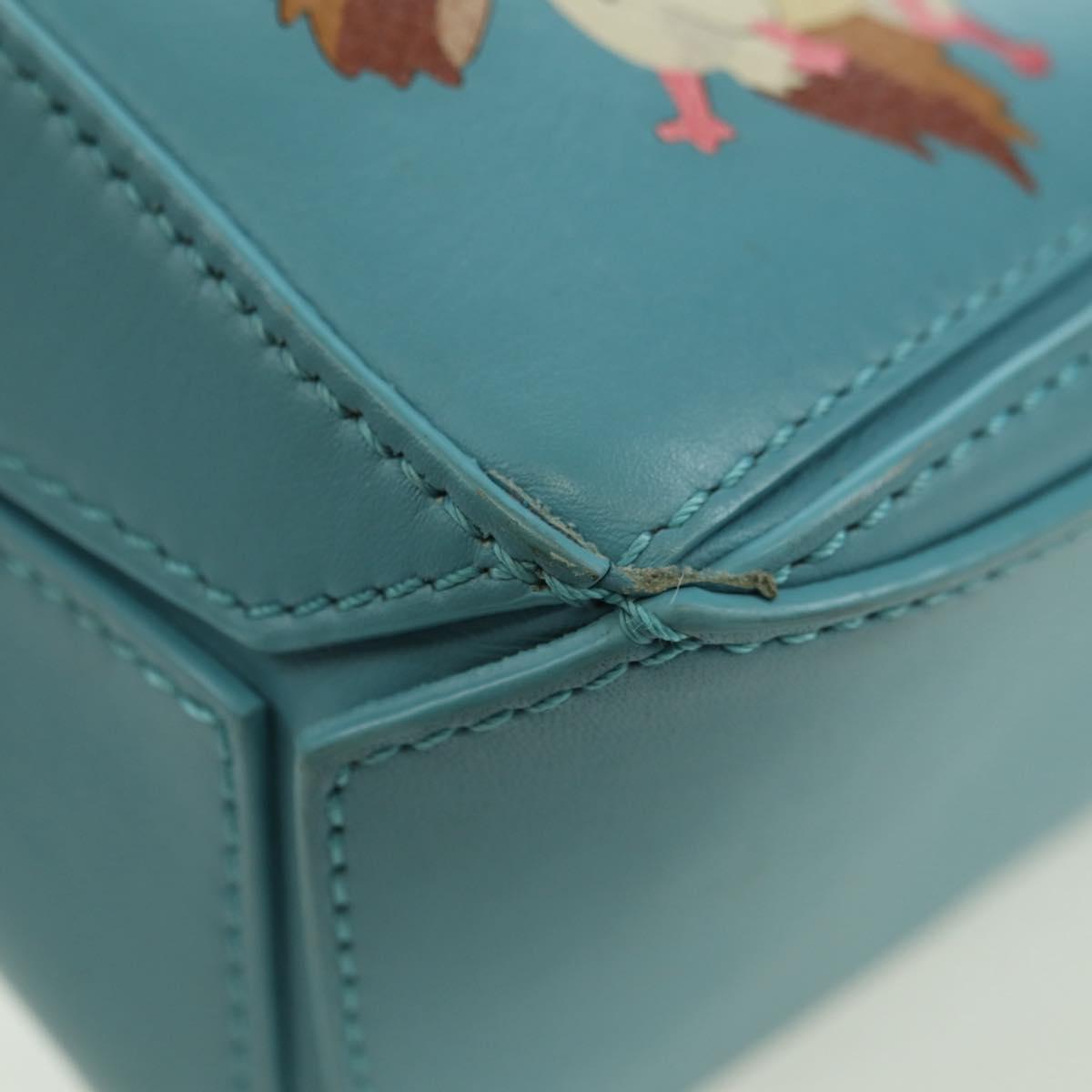 LOEWE × Ghibli Howl's Puzzle Bag Mini Hin Bag Leather 2way Blue Auth 167312SM