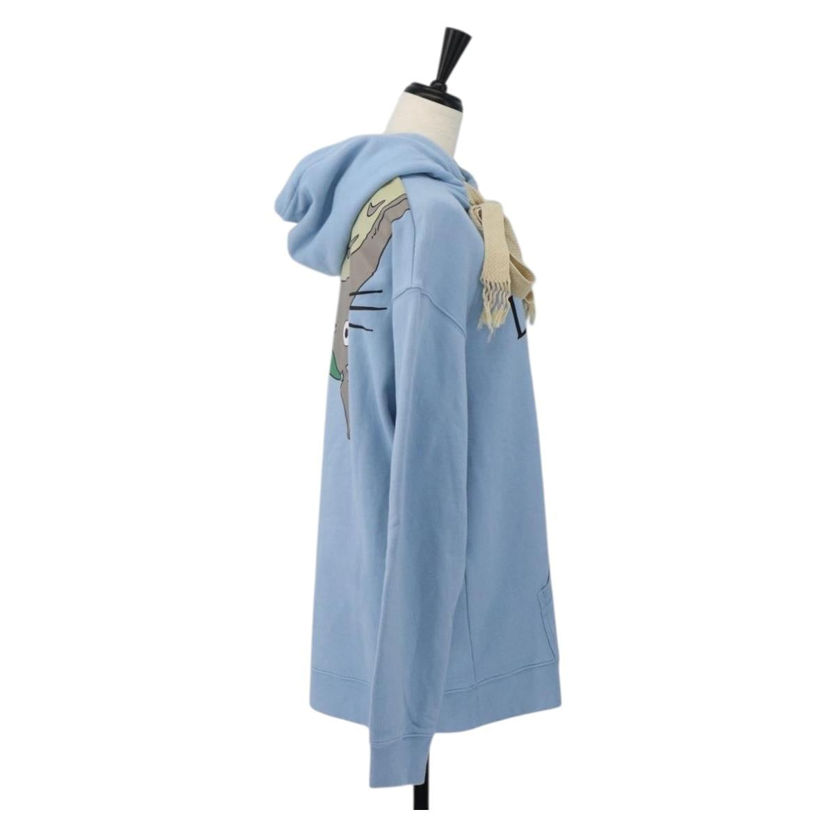 LOEWE LOEWE ~ Studio Ghibli Hoodie Totoro Cotton XS Light Blue Auth 167327M