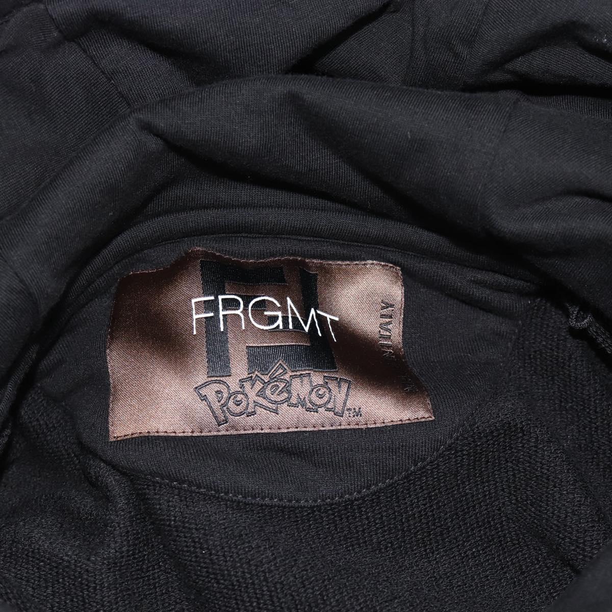 FENDI FENDI x FRGMT x POKÉMON Hoodie Kairyu Cotton XXS Black Auth 167328SM
