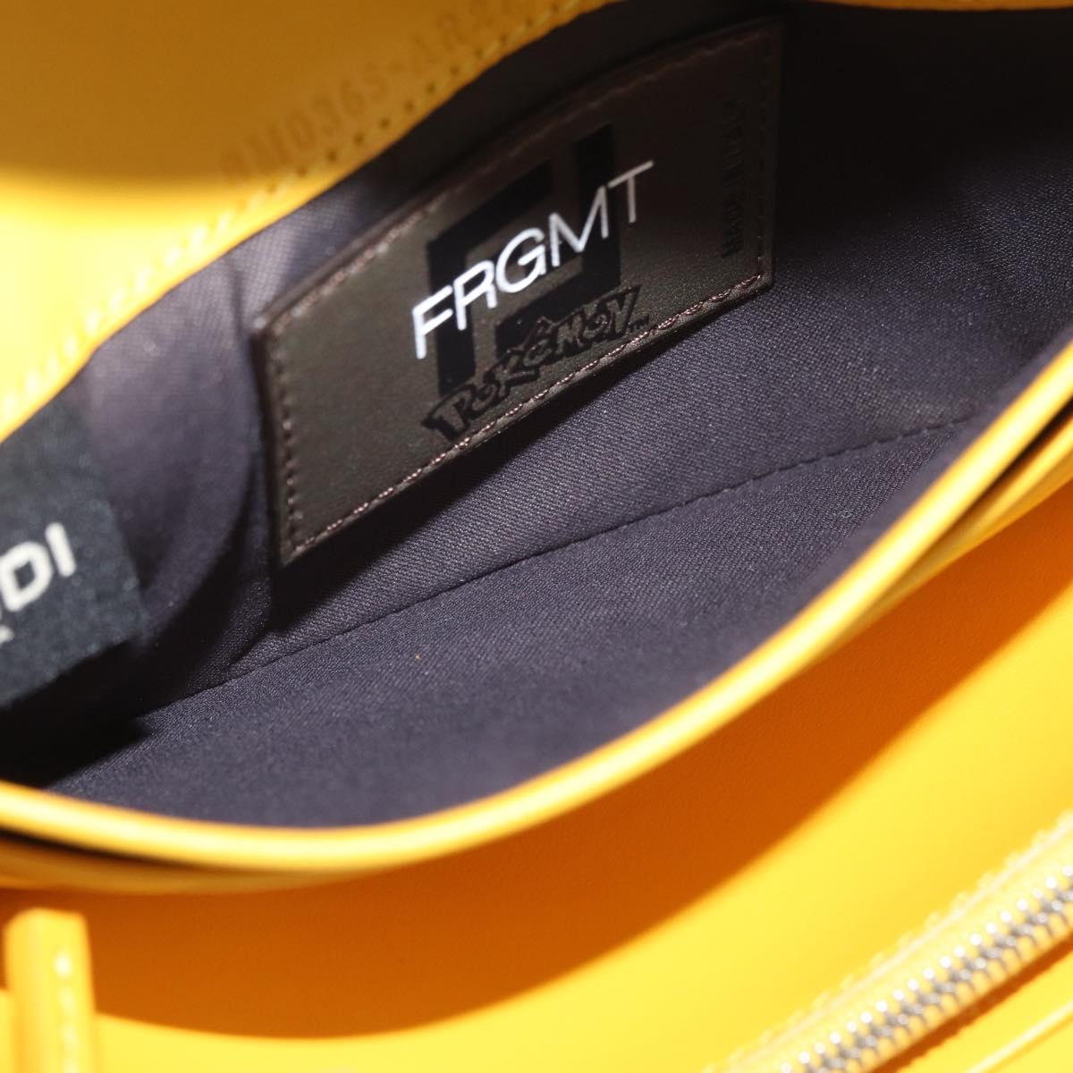 Zucca Canvas FENDI x FRGMT x POKÉMON Chain Shoulder Wallet Kairyu Auth 167330SM