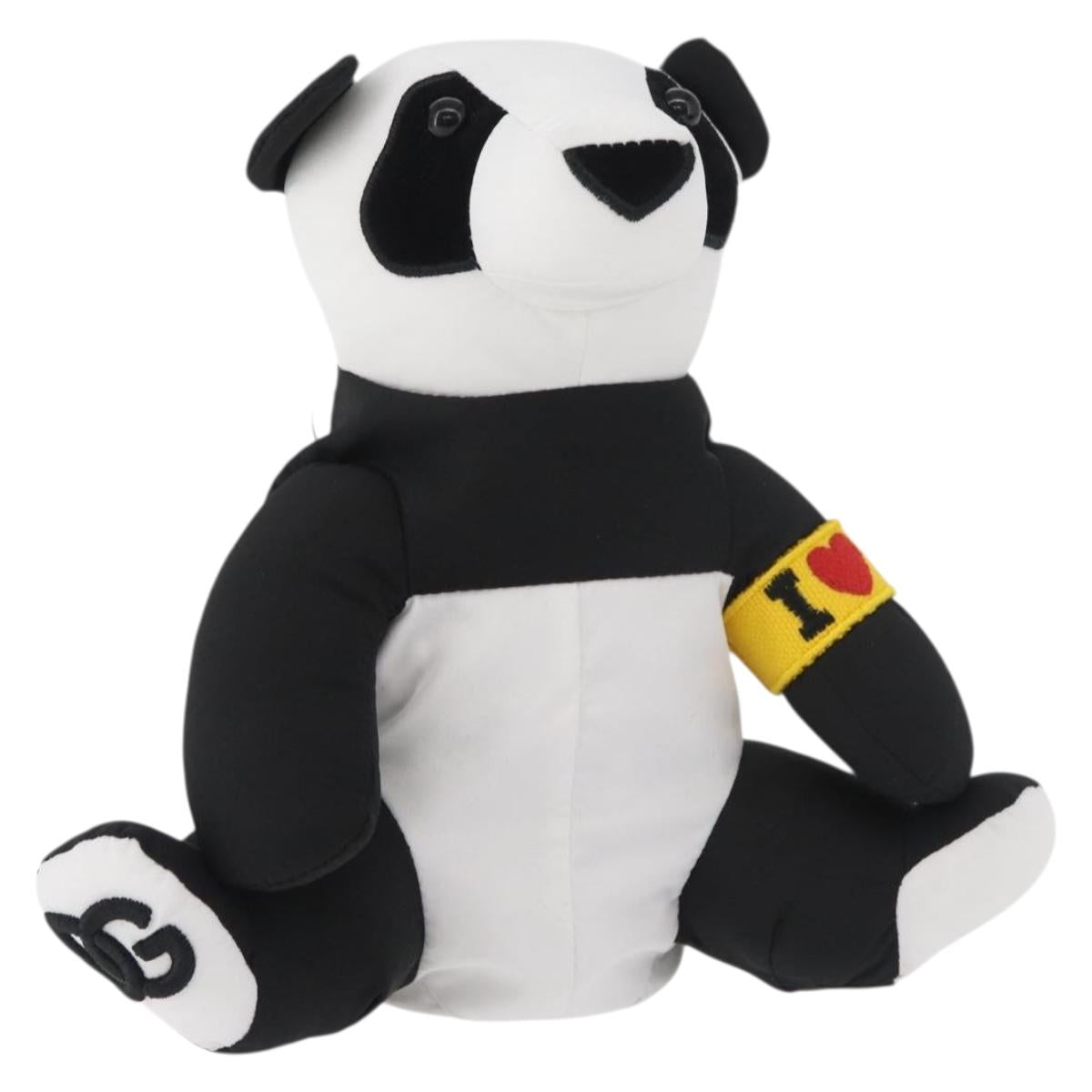 DOLCE&GABBANA D&G x Jujutsu Kaisen Eco Bag Panda Bag Nylon Black Auth 167336SM