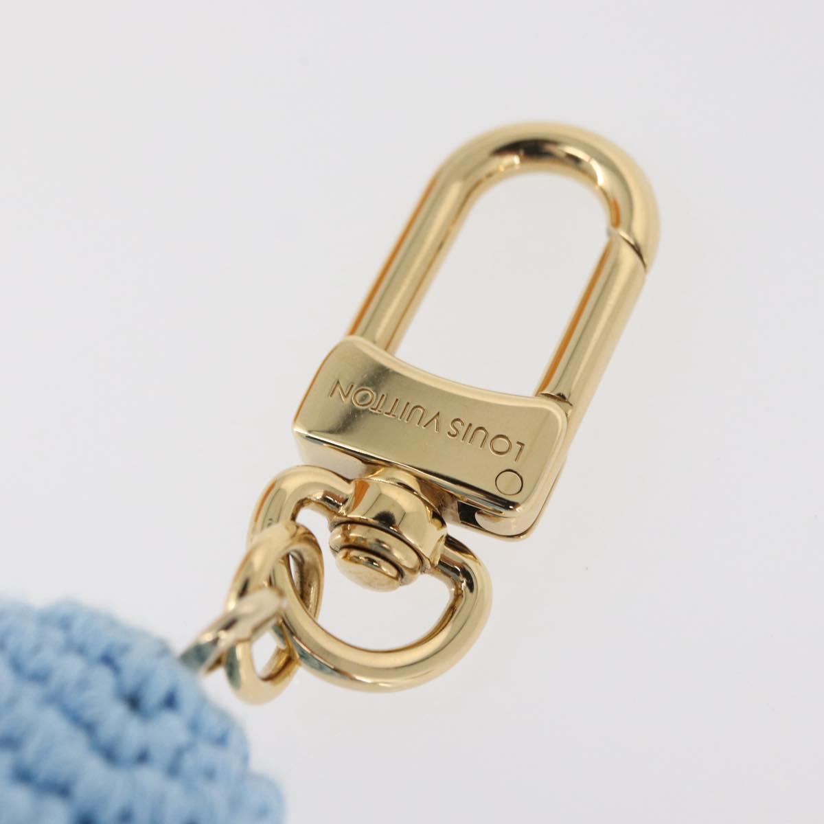 LOUIS VUITTON My Vivienne Crochet Charm Cotton Light Blue M02582 Auth 167338SM