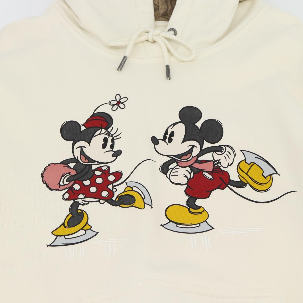 Coach CoachxDisney Parker Mickey Mouse Minnie Mouse cotton L White Auth 167342M