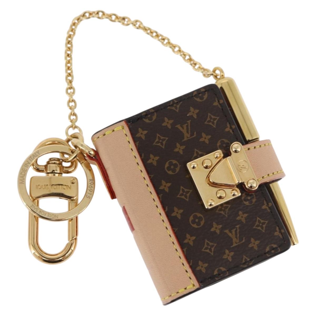 LOUIS VUITTON Monogram Couverture Carnepol Bag Charm M00992 LV Auth 167343SM