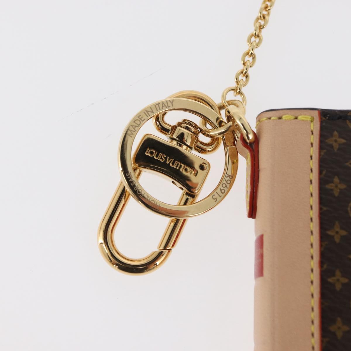 LOUIS VUITTON Monogram Couverture Carnepol Bag Charm M00992 LV Auth 167343SM