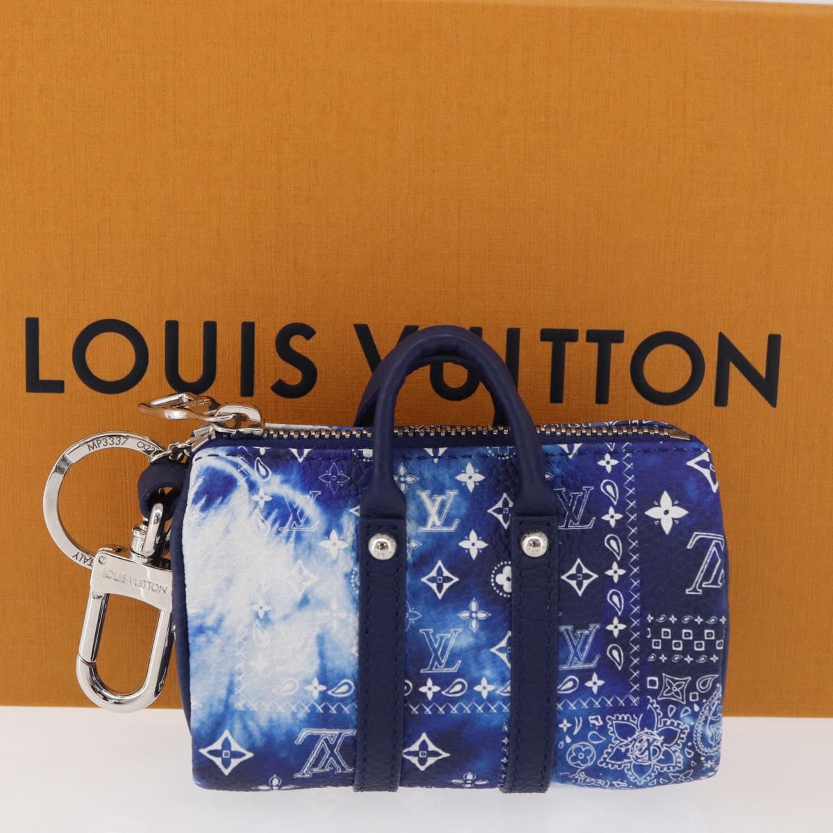 LOUIS VUITTON Monogram Bandana Porte Cles Pouch Bag Charm MP3337 Auth 167351SM