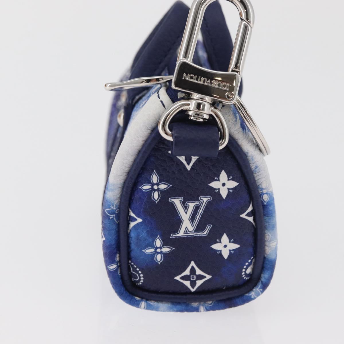 LOUIS VUITTON Monogram Bandana Porte Cles Pouch Bag Charm MP3337 Auth 167351SM