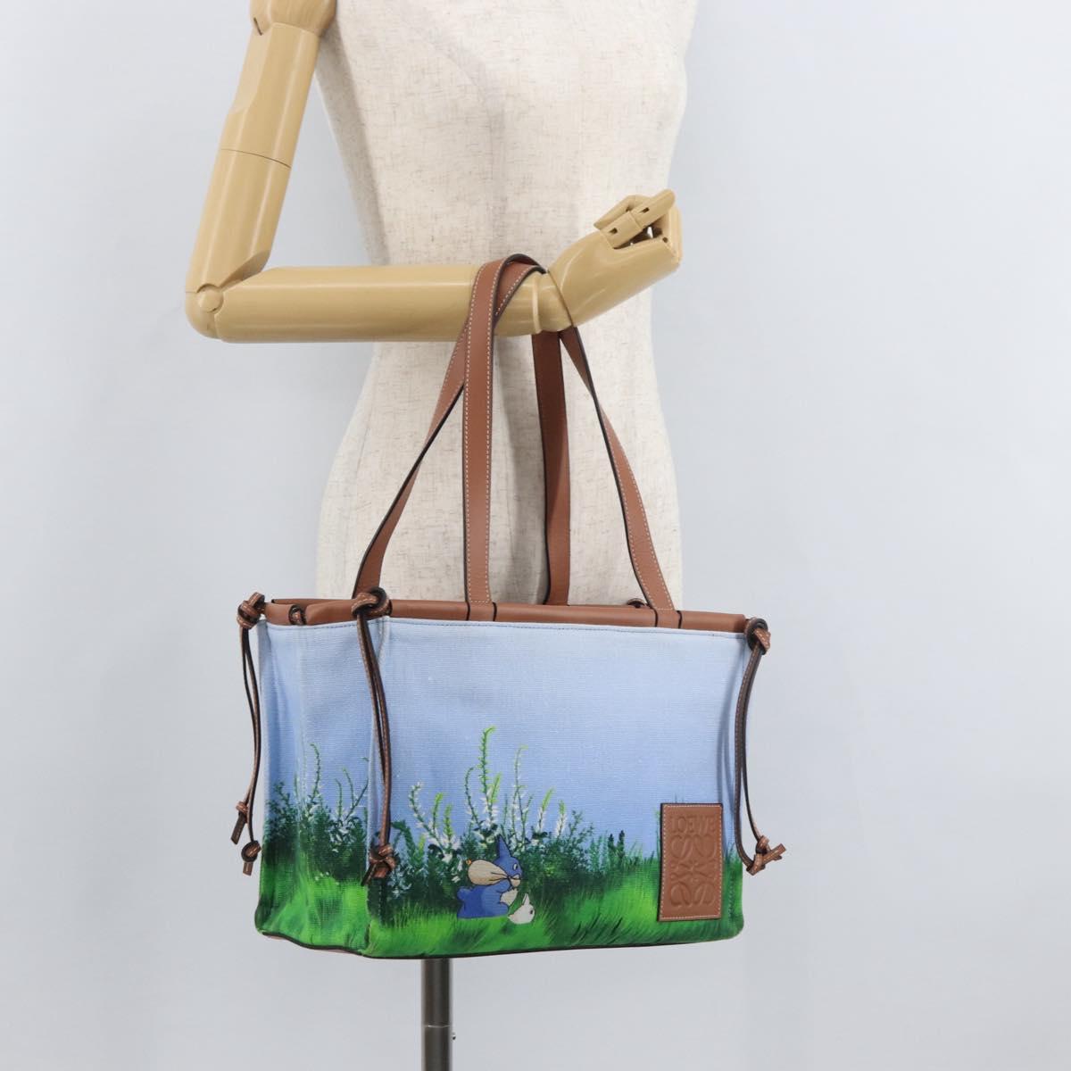LOEWE LOEWE × Studio Ghibli Bag Medium Totoro & Small Totoro Auth 167358SM