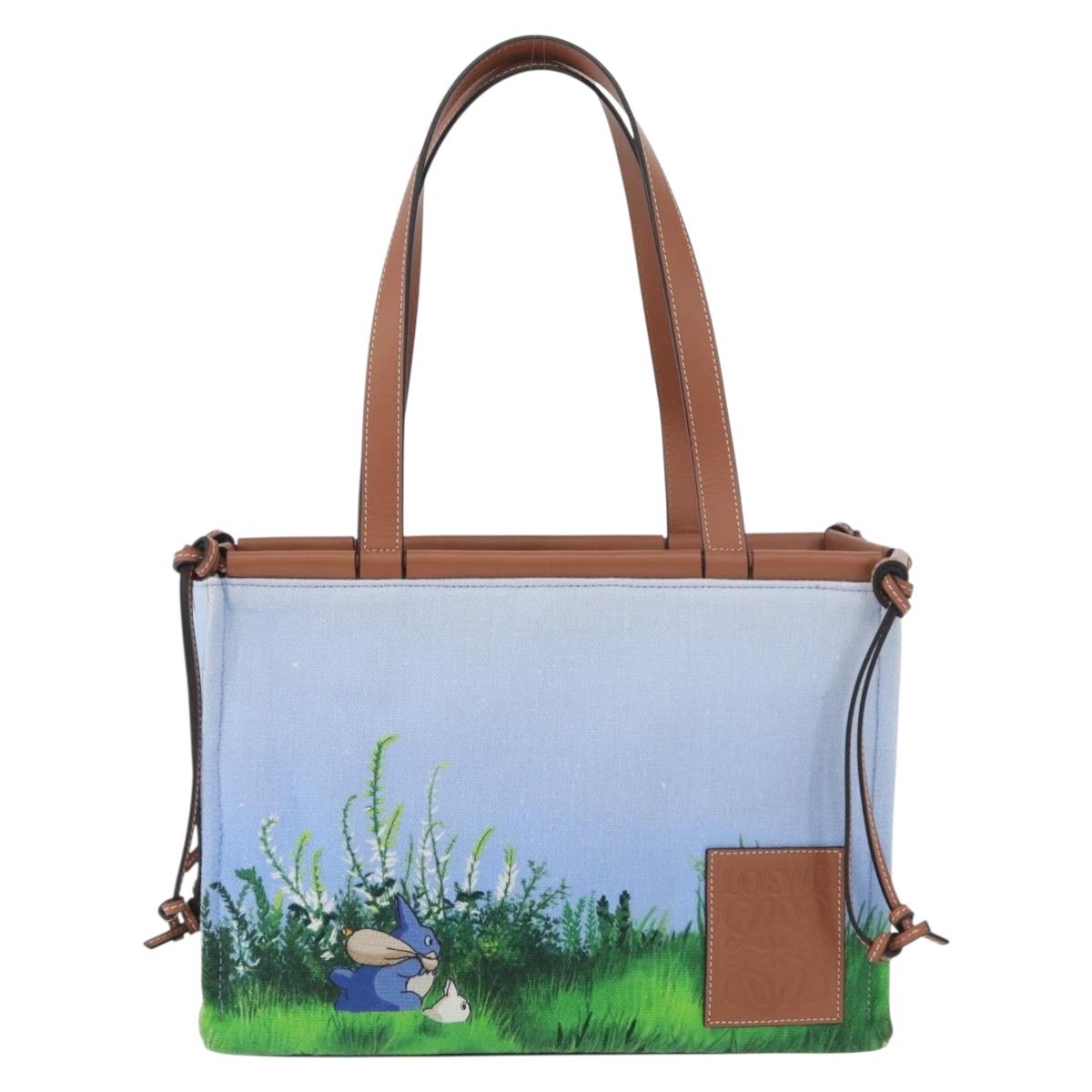 LOEWE LOEWE × Studio Ghibli Bag Medium Totoro & Small Totoro Auth 167358SM