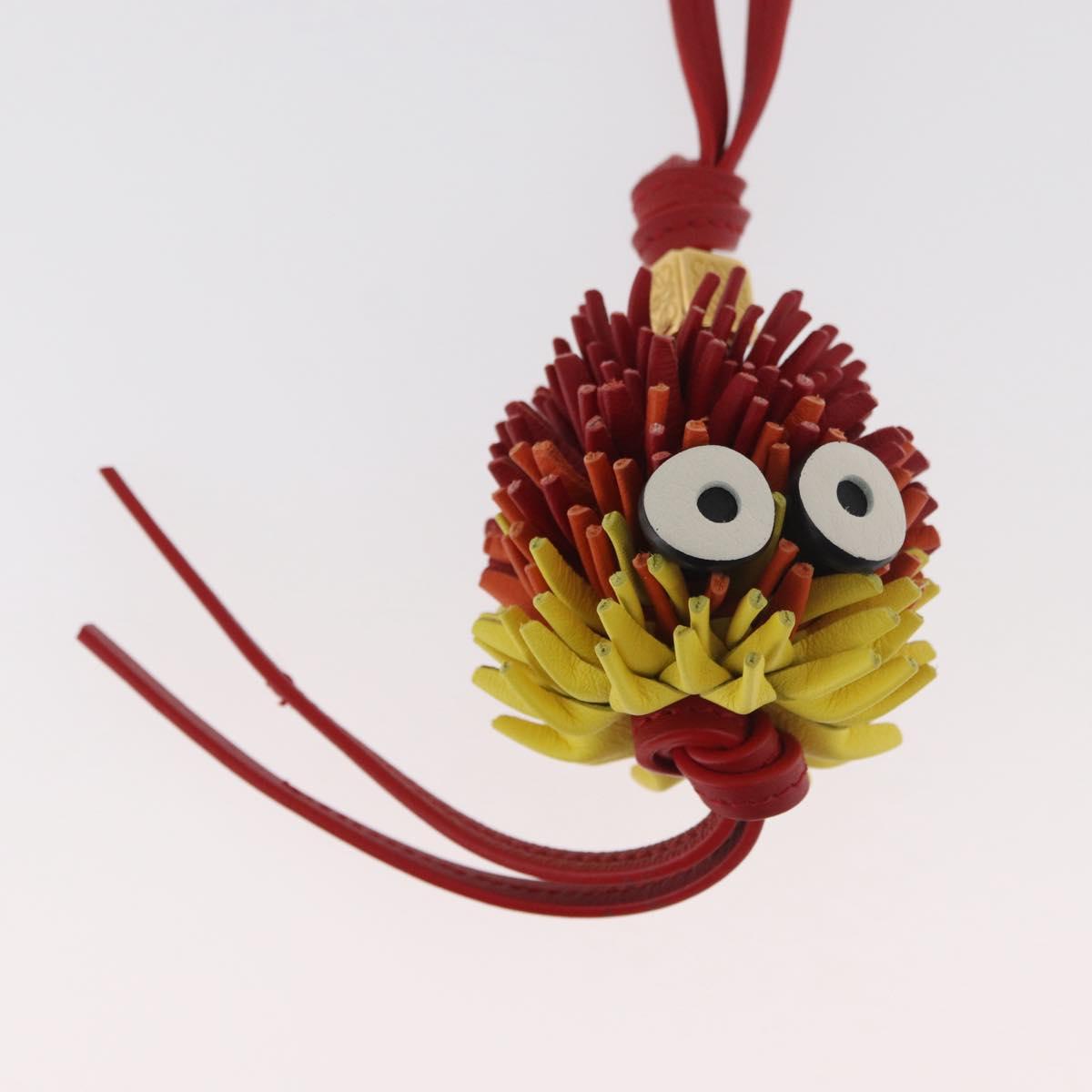 LOEWE × Studio Ghibli Howl's Moving Castle Calcifer Charm Leather Auth 167365SM