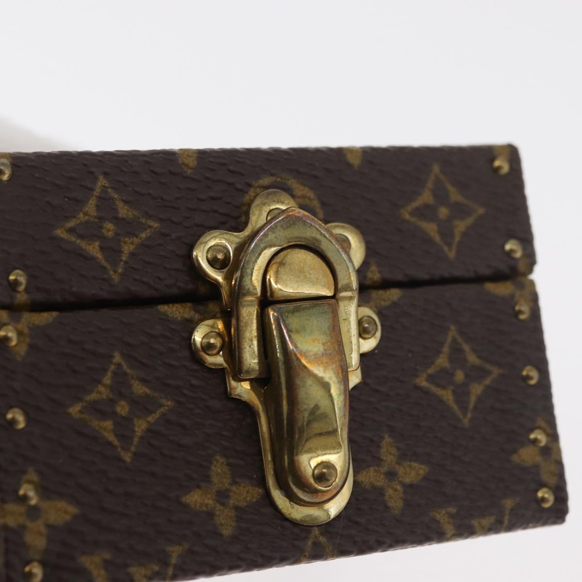 LOUIS VUITTON Monogram Case Eccrine Declaration Jewelry Box M21010 Auth 167372M