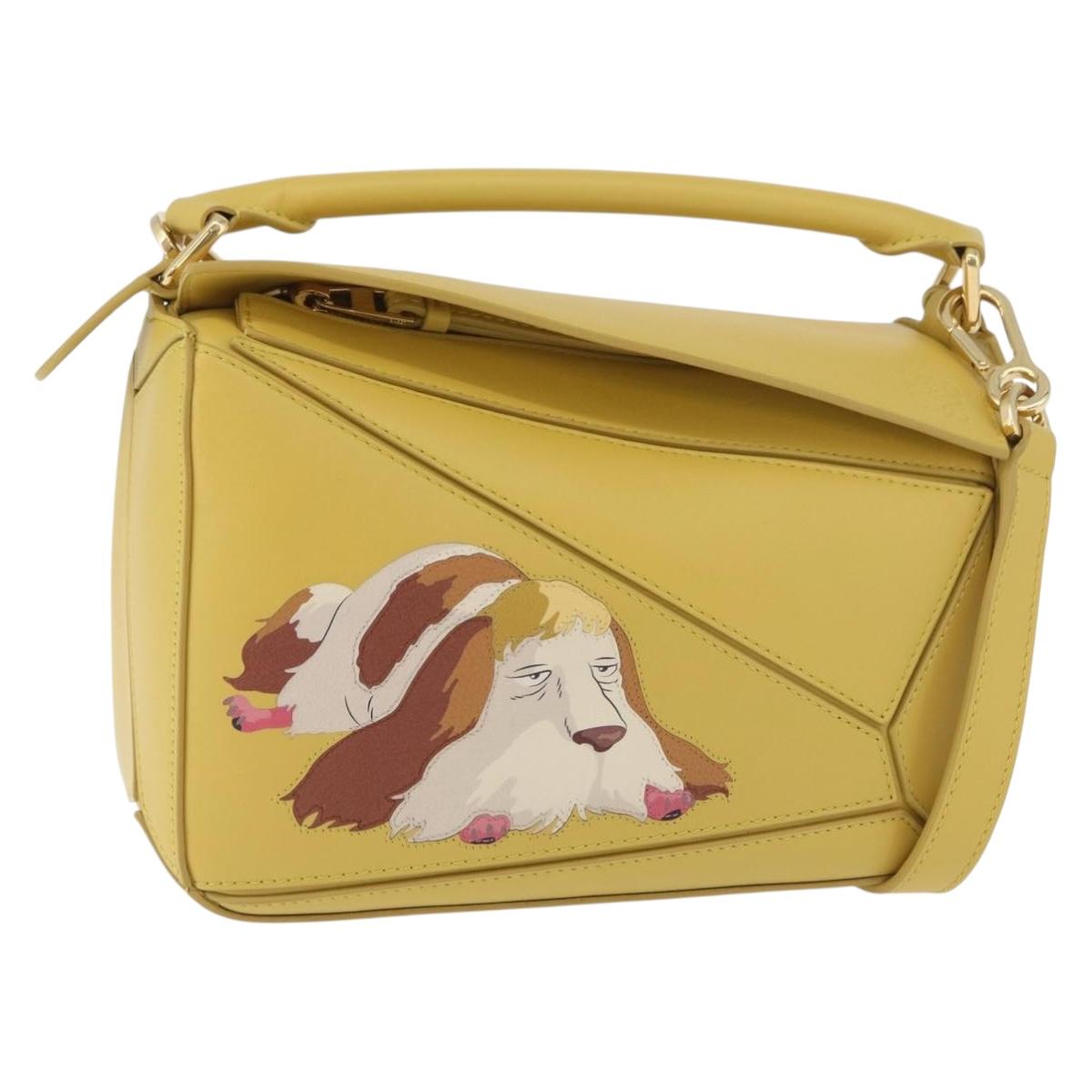 LOEWE Puzzle Bag Small Studio Ghibli Hin Spirited Away Leather Auth 167380SM