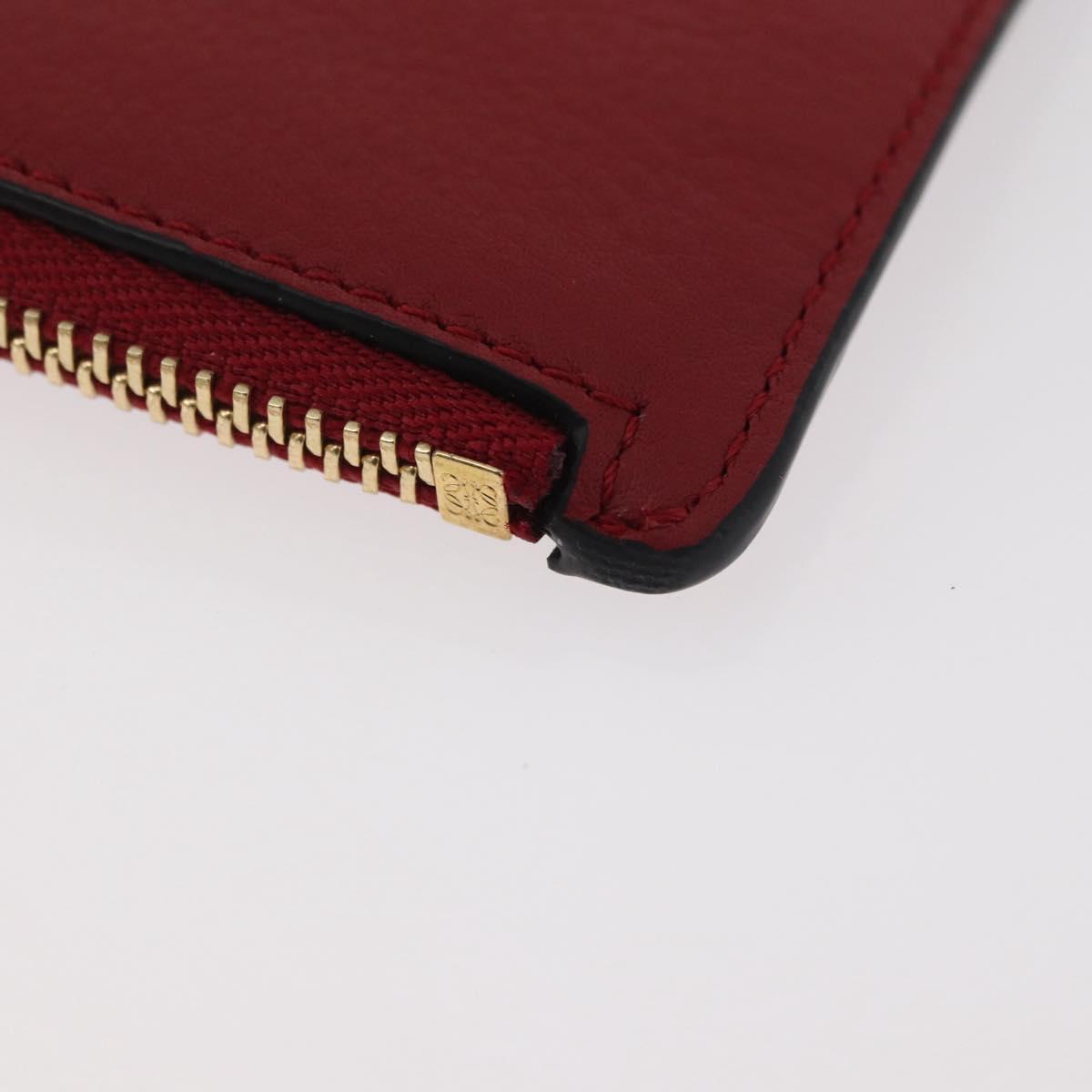 LOEWE × Studio Ghibli Spirited Away Kaonashi Card Case Red Gold Auth 167382SM
