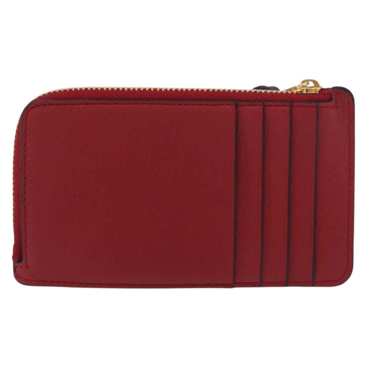 LOEWE × Studio Ghibli Spirited Away Kaonashi Card Case Red Gold Auth 167382SM