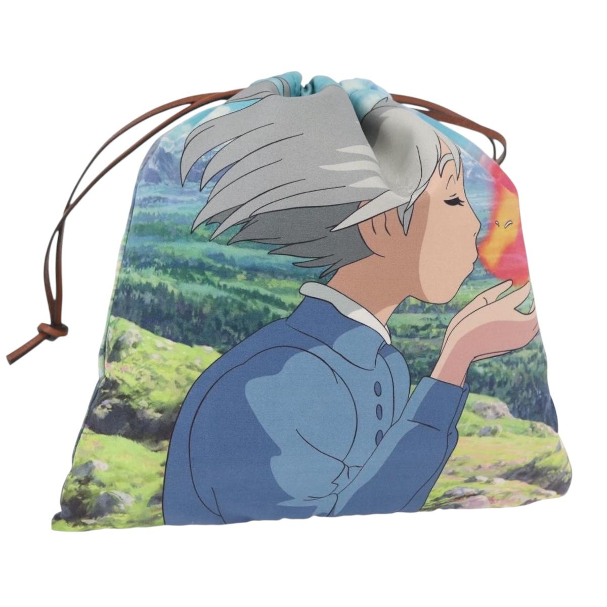 LOEWE × Studio Ghibli Howl's Moving Castle Sophie Calcifer Pouch Auth 167390SAM