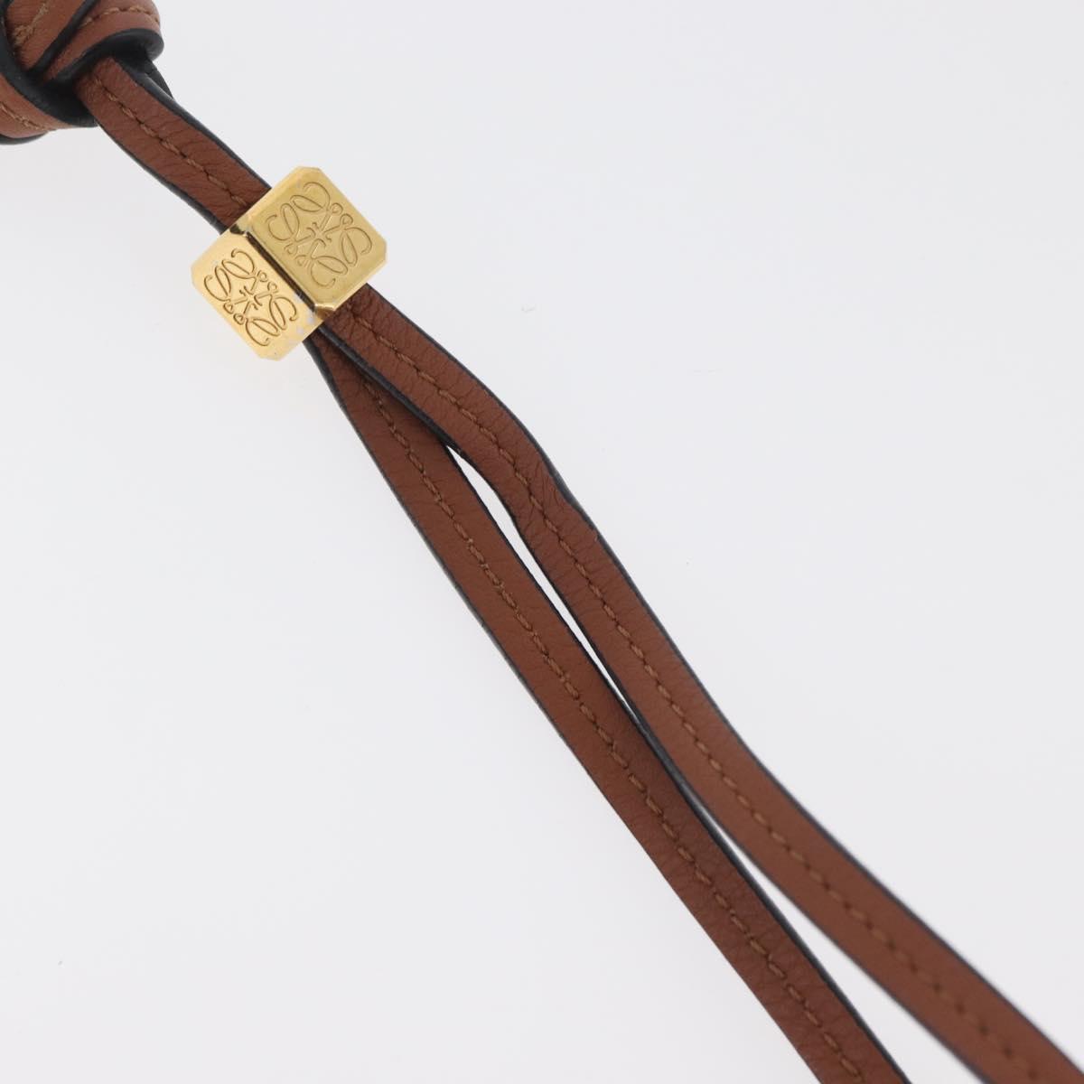 LOEWE × Studio Ghibli Howl's Moving Castle Hin Charm Leather Beige Auth 167392SM