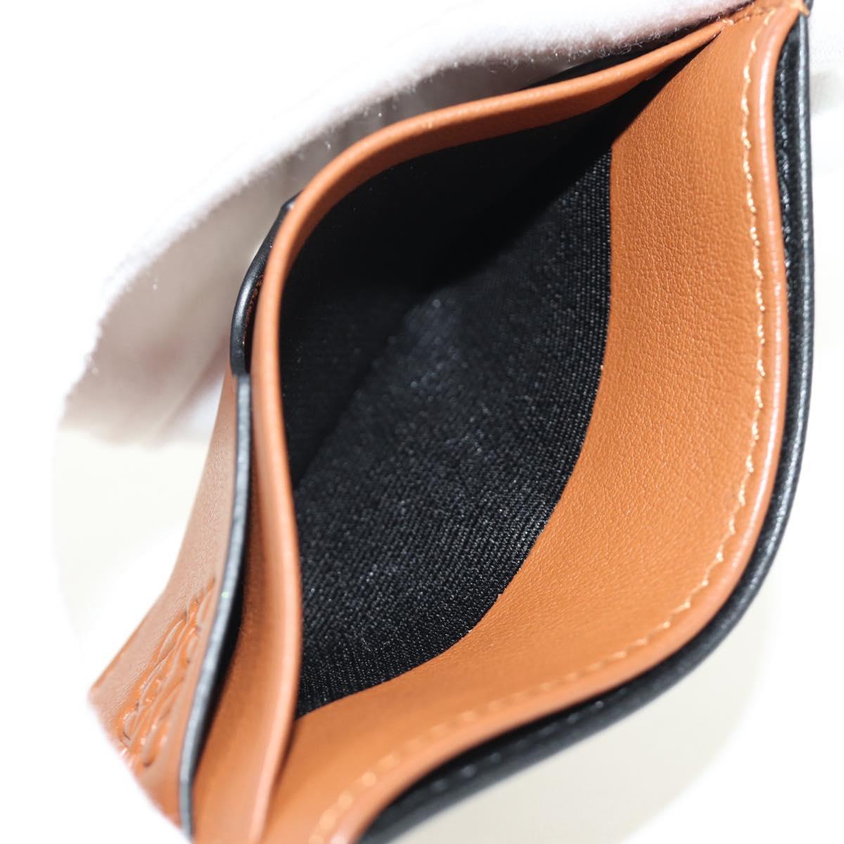 LOEWE × Studio Ghibli My Neighbor Totoro Card Case Leather Brown Auth 167394SAM