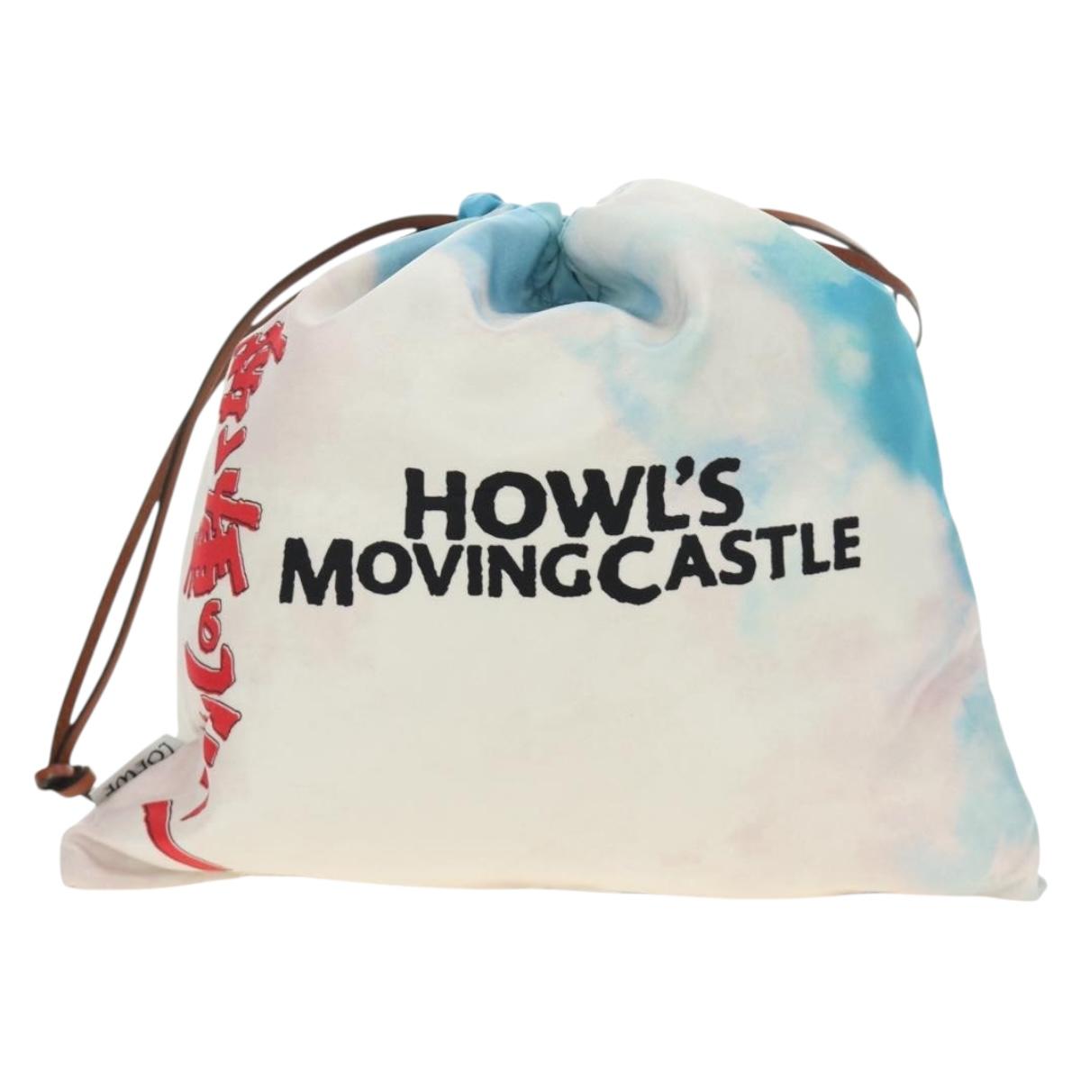 LOEWE Studio Ghibli Collaboration Howl's Moving Castle Nylon Blue Auth 167403SAM