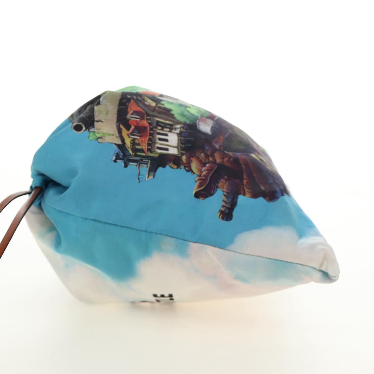 LOEWE Studio Ghibli Collaboration Howl's Moving Castle Nylon Blue Auth 167403SAM
