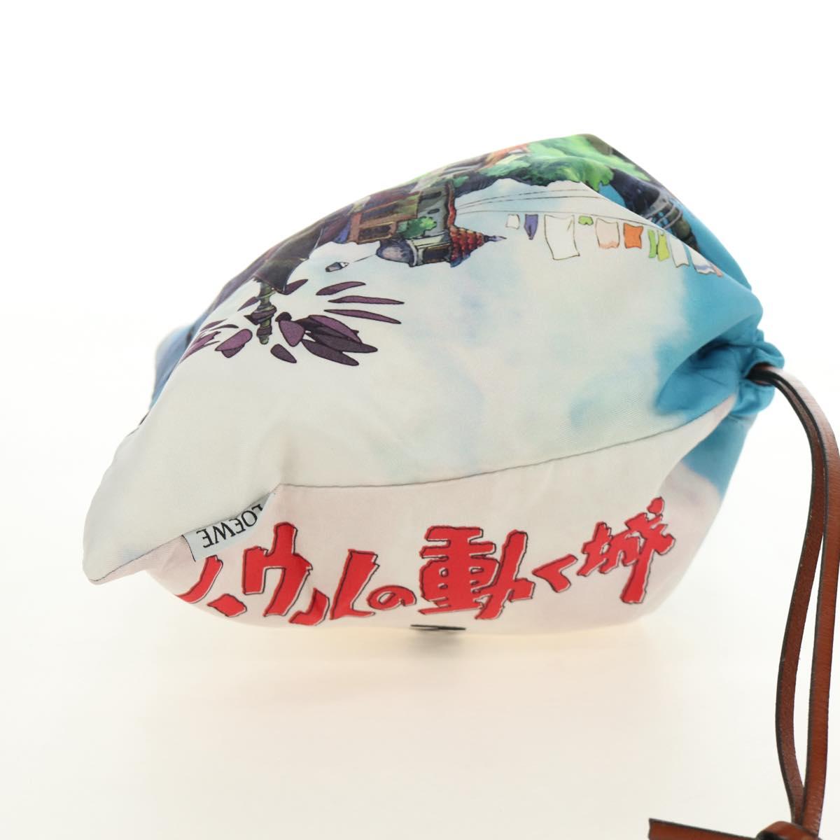 LOEWE Studio Ghibli Collaboration Howl's Moving Castle Nylon Blue Auth 167403SAM