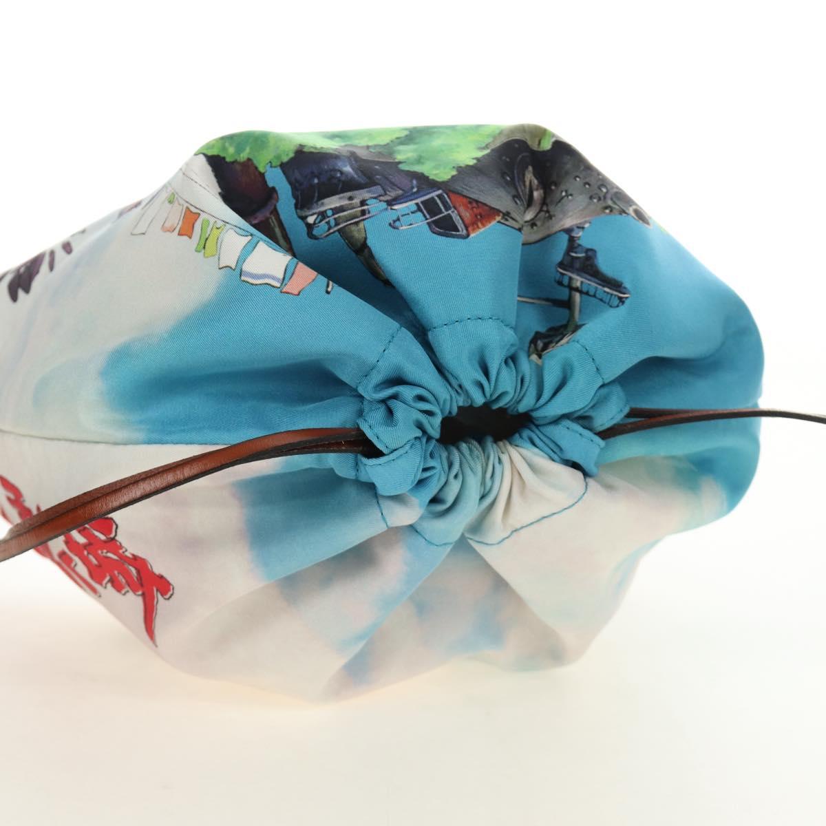 LOEWE Studio Ghibli Collaboration Howl's Moving Castle Nylon Blue Auth 167403SAM