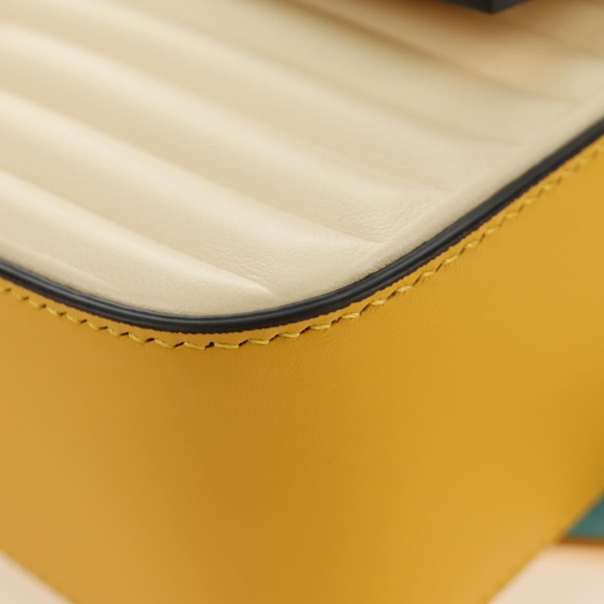 FENDI Dragonite FENDIxFRGMTxPOKÉMON Mamma Baguette Bag Leather Auth 167404SM