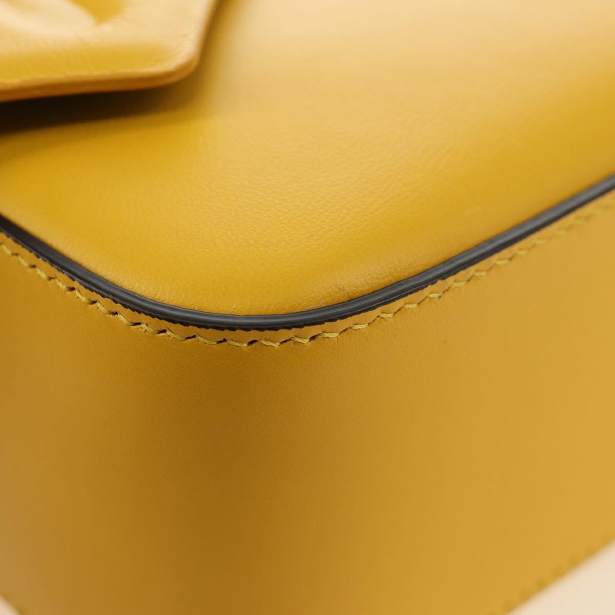 FENDI Dragonite FENDIxFRGMTxPOKÉMON Mamma Baguette Bag Leather Auth 167404SM