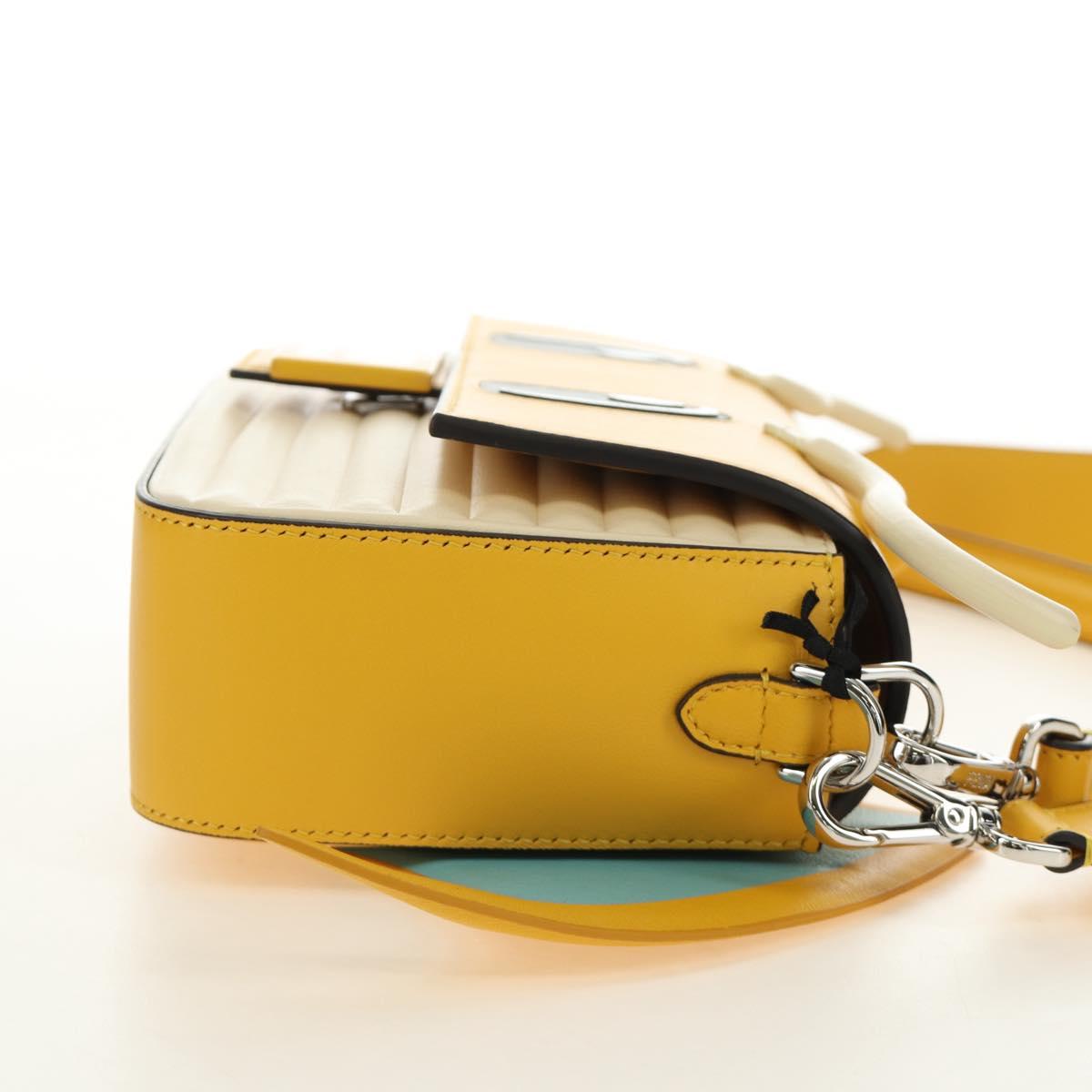 FENDI Dragonite FENDIxFRGMTxPOKÉMON Mamma Baguette Bag Leather Auth 167404SM