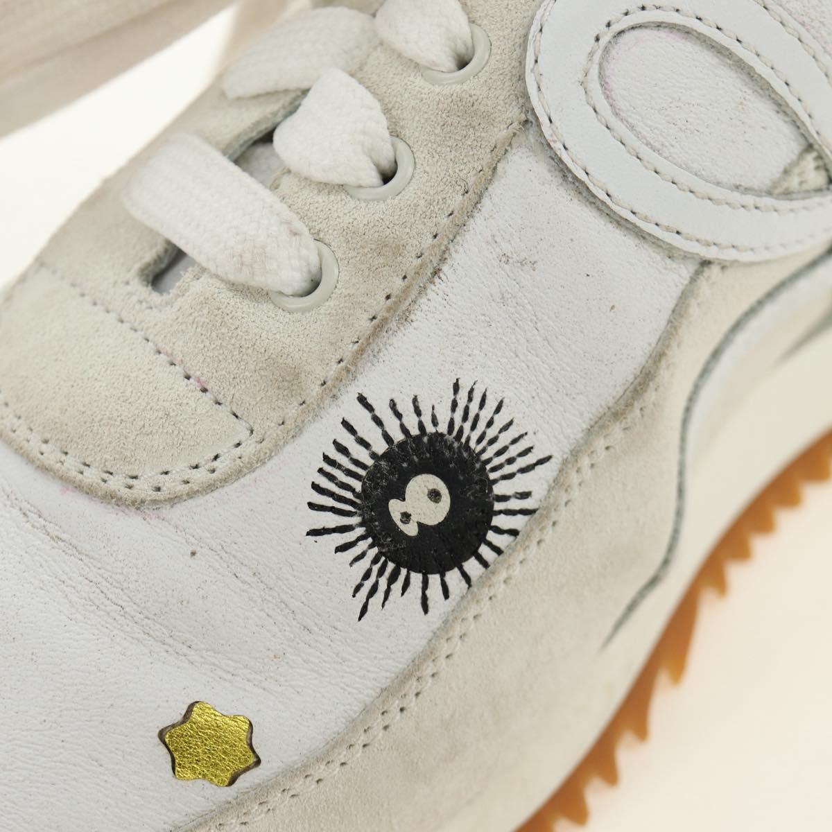 LOEWE × Studio Ghibli Susuwatari Spirited Away Sneakers White Auth 167405SAM