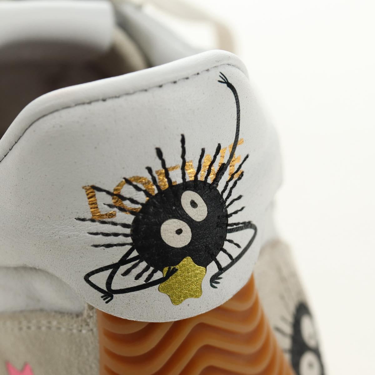 LOEWE × Studio Ghibli Susuwatari Spirited Away Sneakers White Auth 167405SAM