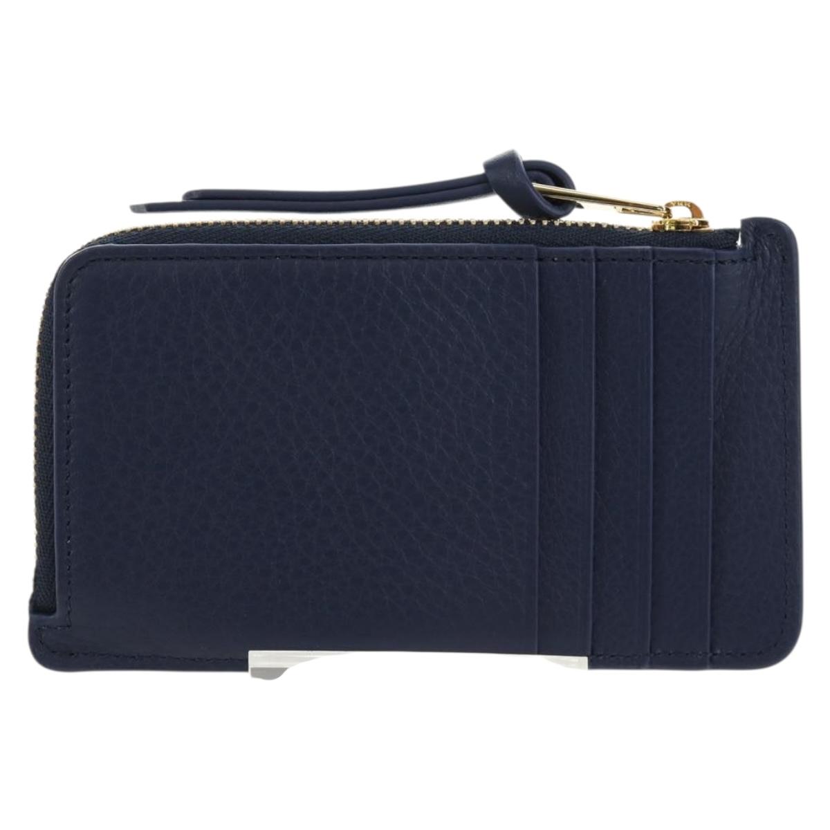 LOEWE × Studio Ghibli Howl's Moving Castle Card Case Leather Navy Auth 167414SM