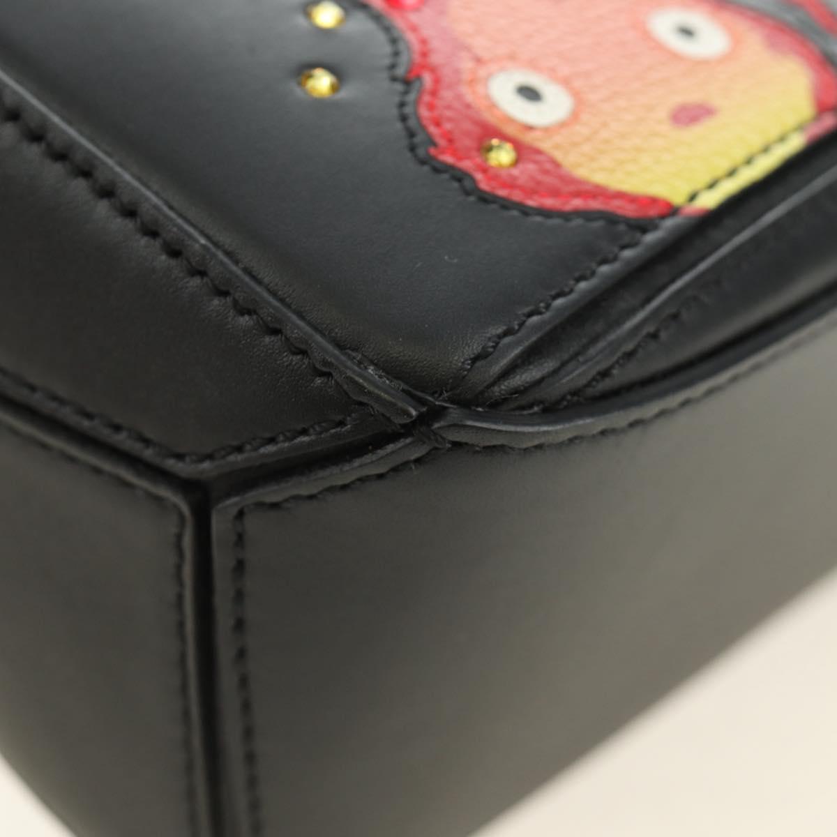 LOEWE × Studio Ghibli Howl's Calcifer Puzzle Mini Bag 2way Black Auth 167415SM