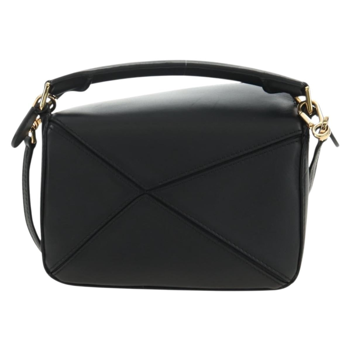 LOEWE × Studio Ghibli Howl's Calcifer Puzzle Mini Bag 2way Black Auth 167415SM