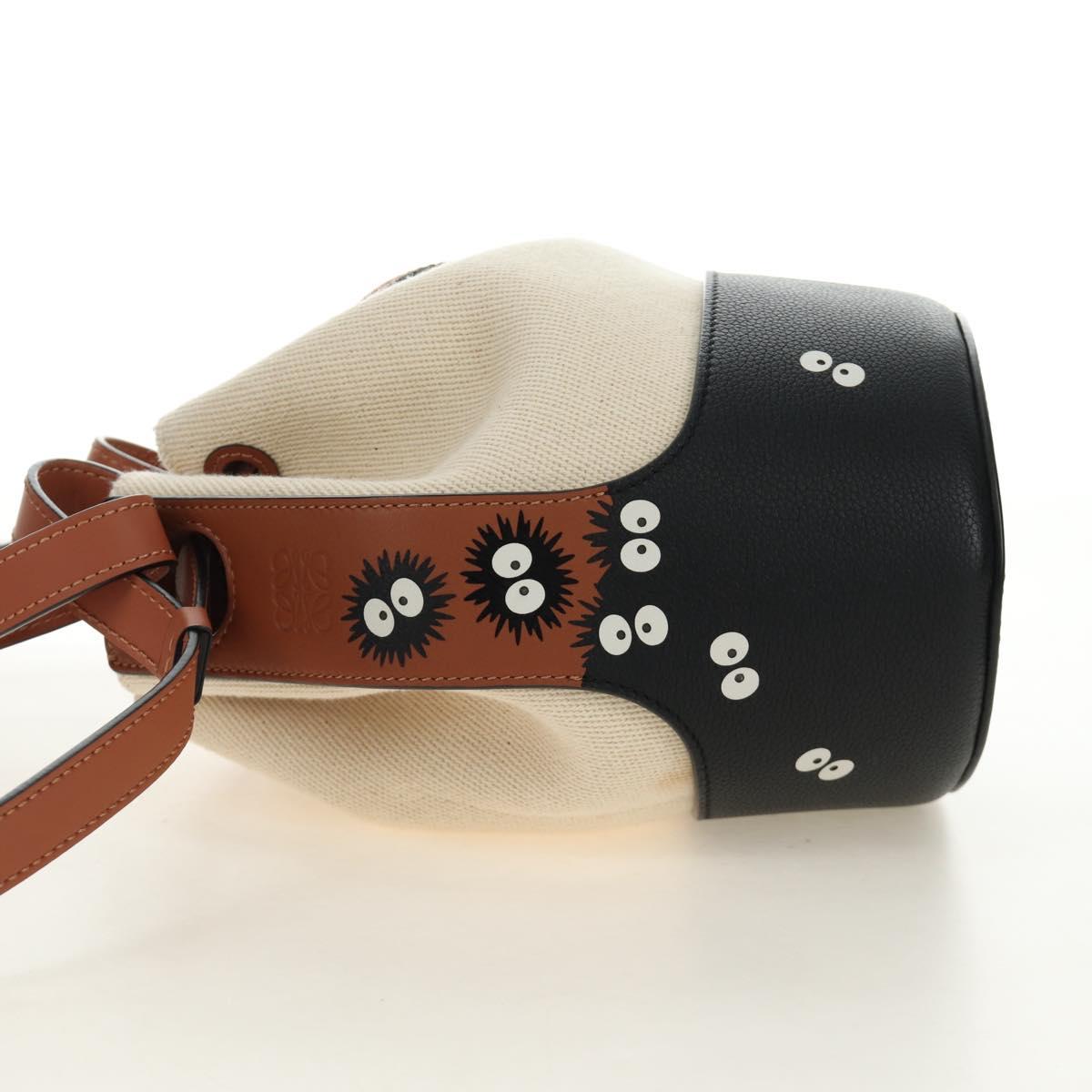 LOEWE × Studio Ghibli My Neighbor Totoro Pitch Black Balloon Bag Auth 167423SM