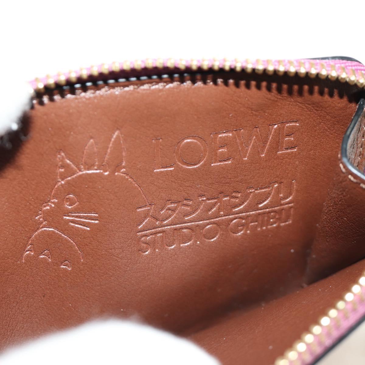 LOEWE × Studio Ghibli Green Frog From Spirited Away Case Leather Auth 167428SM