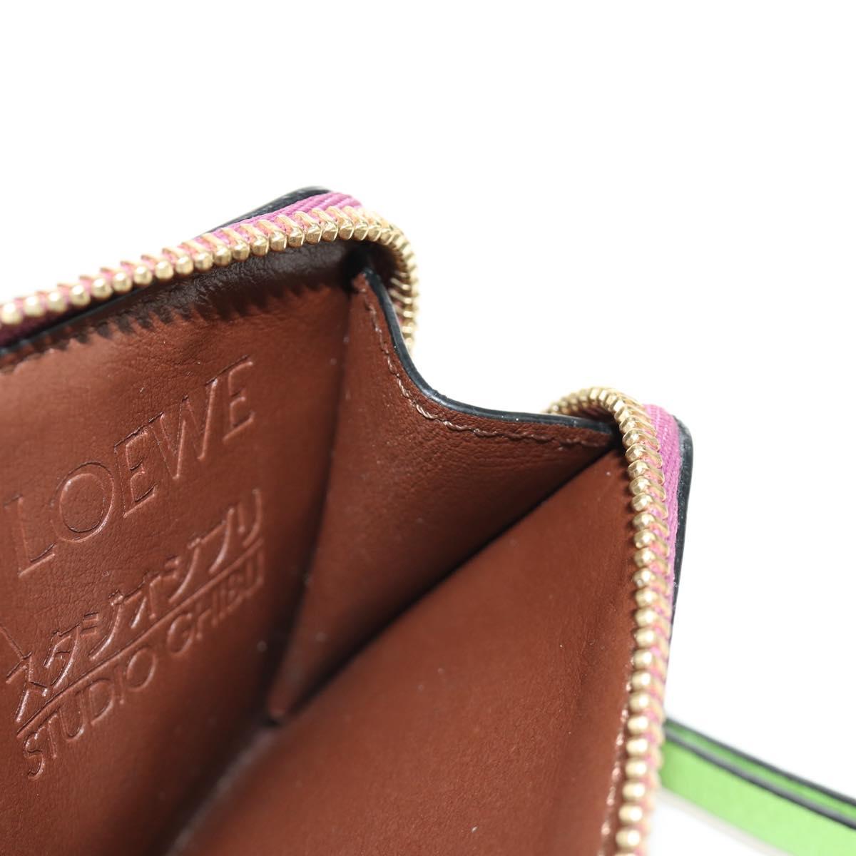 LOEWE × Studio Ghibli Green Frog From Spirited Away Case Leather Auth 167428SM