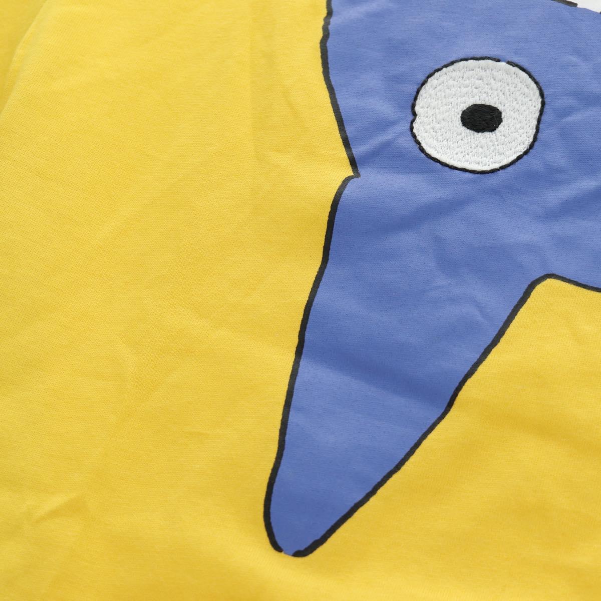 LOEWE × Ghibli Totoro T-Shirt Medium Totoro Cotton Yellow Auth 167432SM